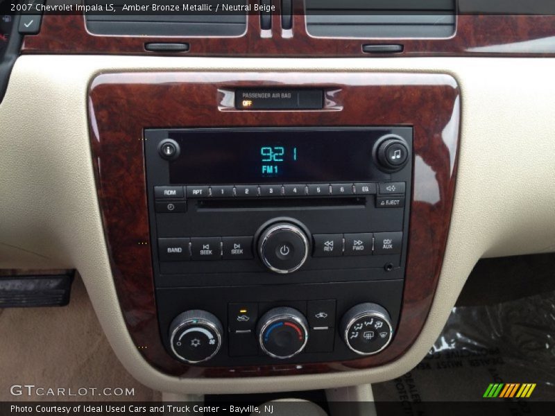 Amber Bronze Metallic / Neutral Beige 2007 Chevrolet Impala LS