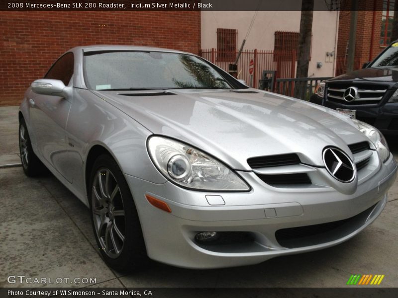 Iridium Silver Metallic / Black 2008 Mercedes-Benz SLK 280 Roadster