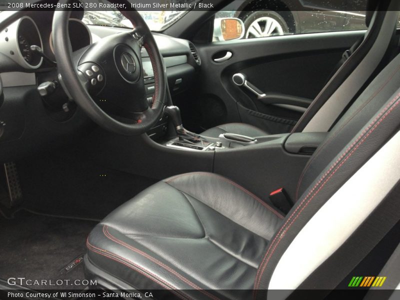 Iridium Silver Metallic / Black 2008 Mercedes-Benz SLK 280 Roadster