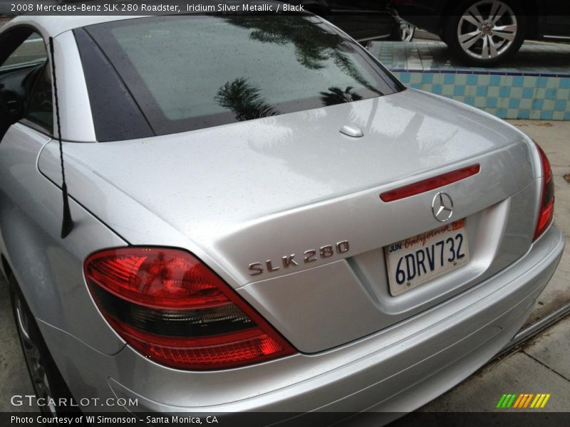 Iridium Silver Metallic / Black 2008 Mercedes-Benz SLK 280 Roadster