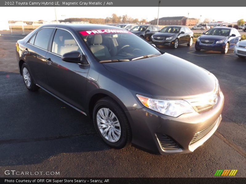 Magnetic Gray Metallic / Ash 2012 Toyota Camry Hybrid LE