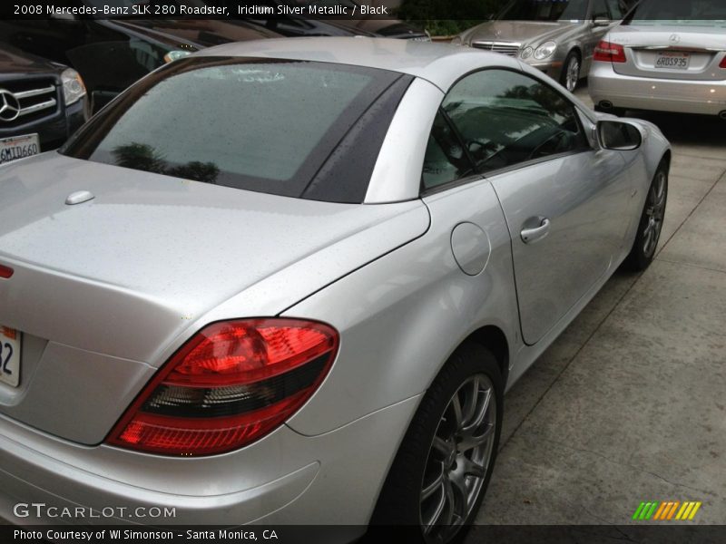 Iridium Silver Metallic / Black 2008 Mercedes-Benz SLK 280 Roadster