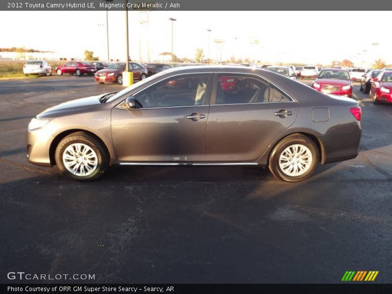 Magnetic Gray Metallic / Ash 2012 Toyota Camry Hybrid LE