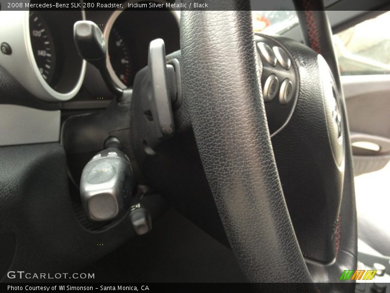 Iridium Silver Metallic / Black 2008 Mercedes-Benz SLK 280 Roadster