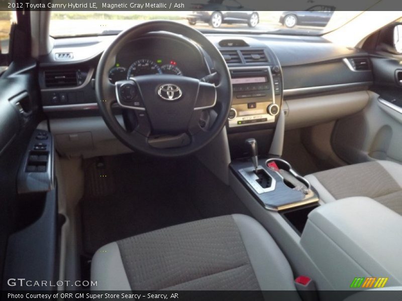 Magnetic Gray Metallic / Ash 2012 Toyota Camry Hybrid LE