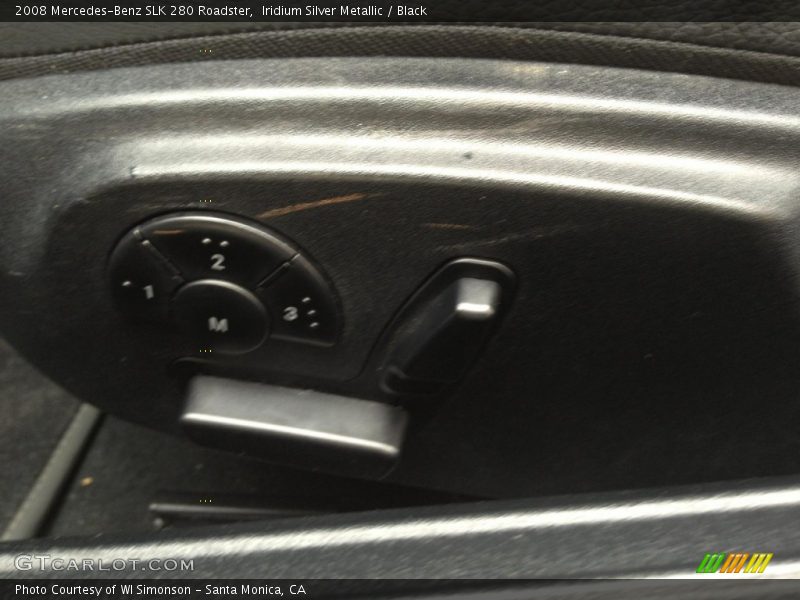 Iridium Silver Metallic / Black 2008 Mercedes-Benz SLK 280 Roadster