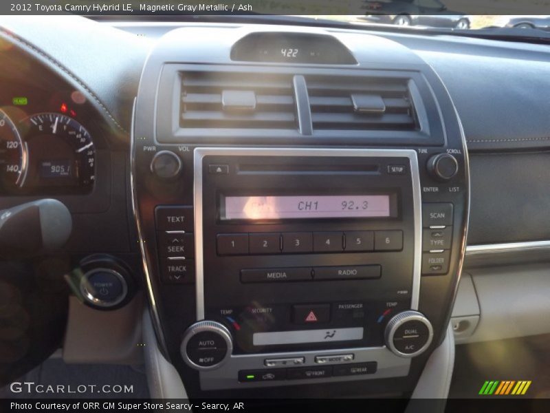 Magnetic Gray Metallic / Ash 2012 Toyota Camry Hybrid LE
