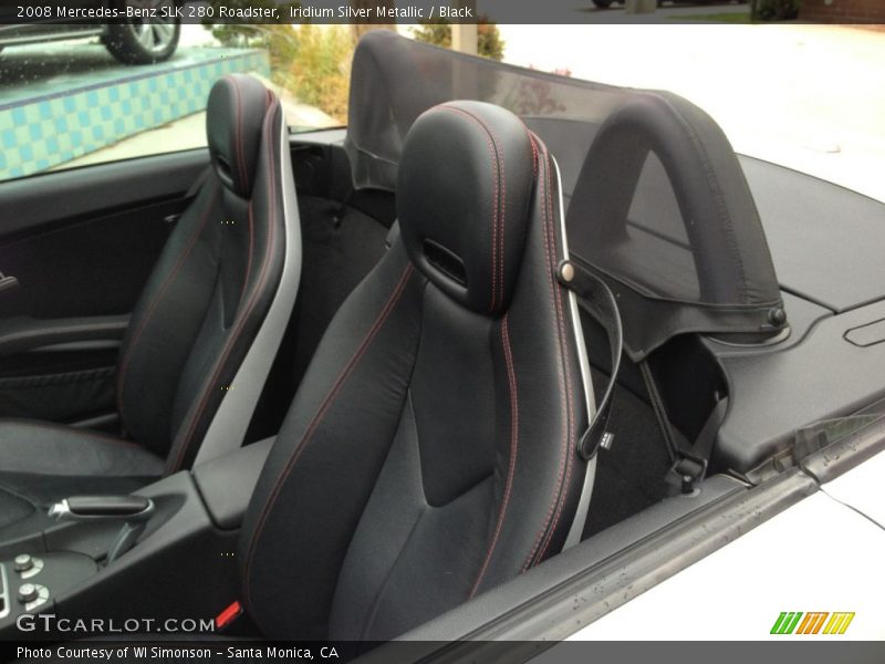 Iridium Silver Metallic / Black 2008 Mercedes-Benz SLK 280 Roadster