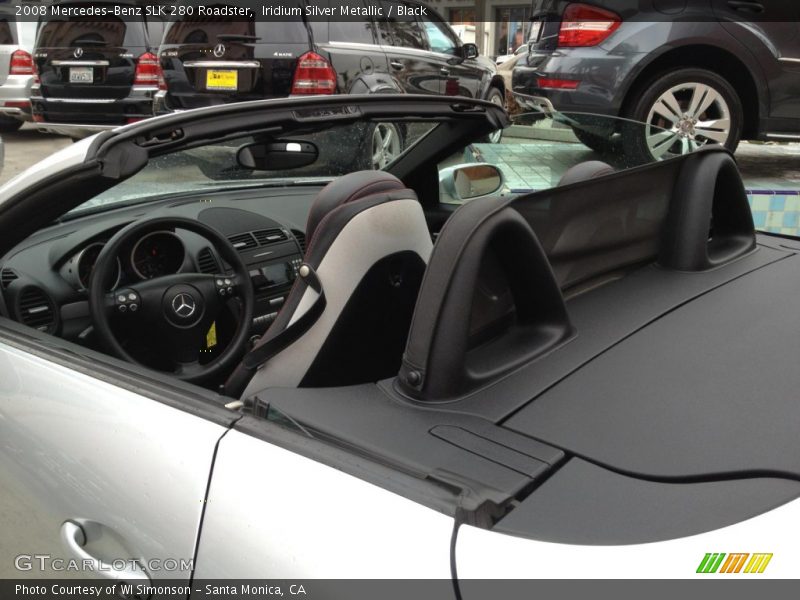 Iridium Silver Metallic / Black 2008 Mercedes-Benz SLK 280 Roadster