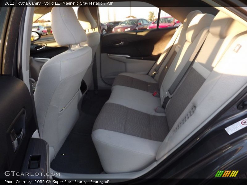 Magnetic Gray Metallic / Ash 2012 Toyota Camry Hybrid LE
