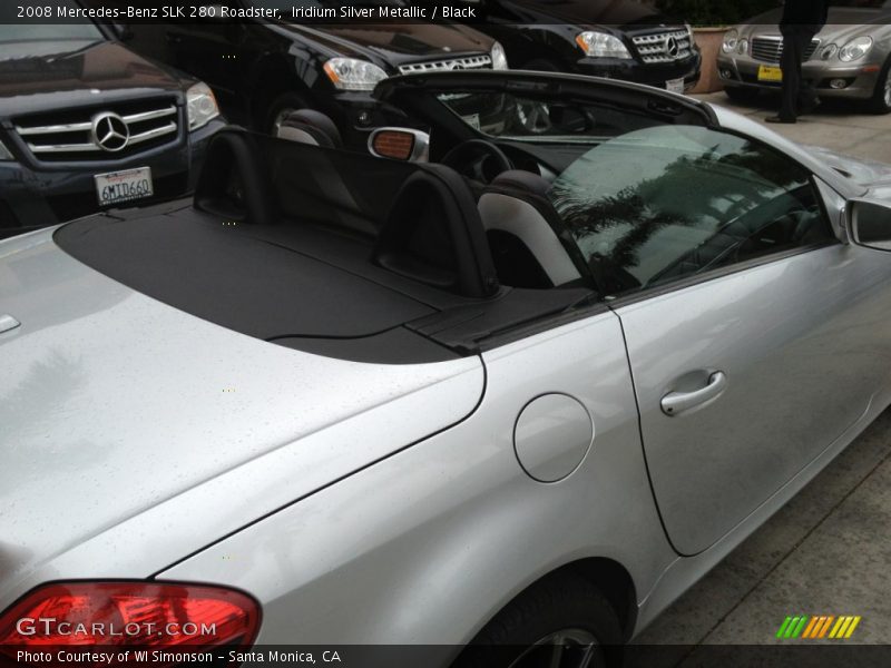 Iridium Silver Metallic / Black 2008 Mercedes-Benz SLK 280 Roadster