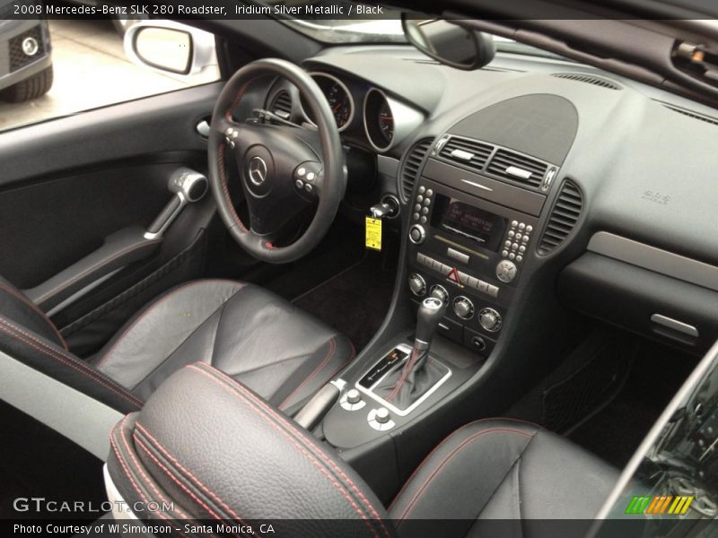 Iridium Silver Metallic / Black 2008 Mercedes-Benz SLK 280 Roadster