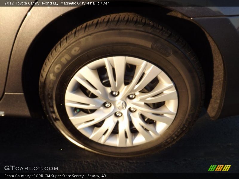 Magnetic Gray Metallic / Ash 2012 Toyota Camry Hybrid LE
