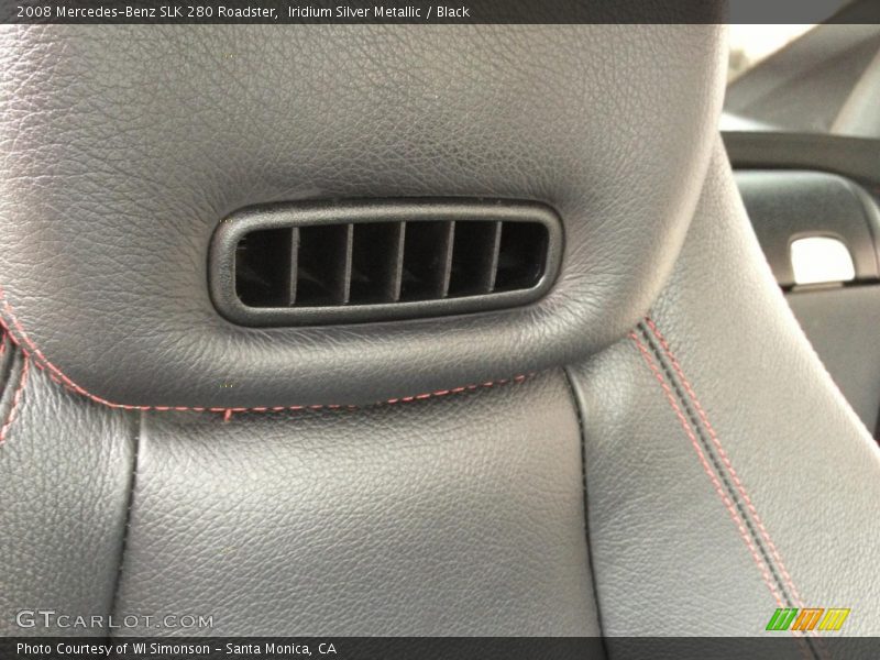 Iridium Silver Metallic / Black 2008 Mercedes-Benz SLK 280 Roadster
