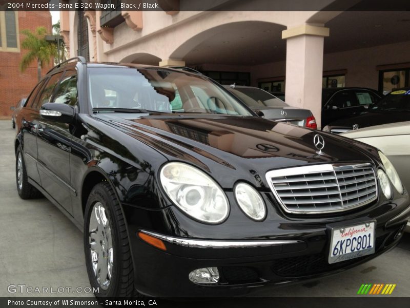 Black / Black 2004 Mercedes-Benz E 320 Wagon