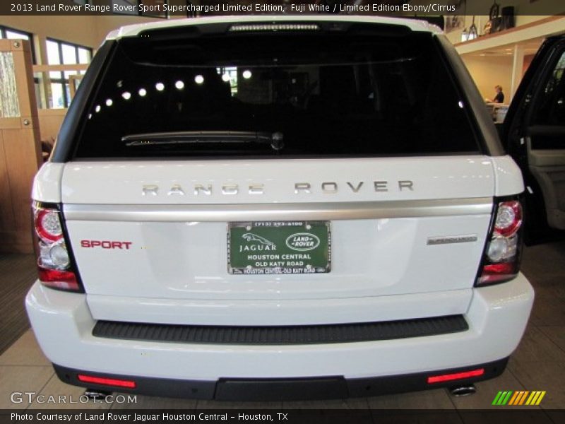 Fuji White / Limited Edition Ebony/Cirrus 2013 Land Rover Range Rover Sport Supercharged Limited Edition