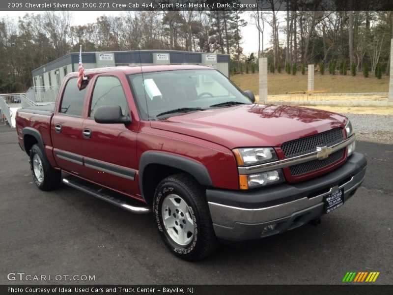 Sport Red Metallic / Dark Charcoal 2005 Chevrolet Silverado 1500 Z71 Crew Cab 4x4
