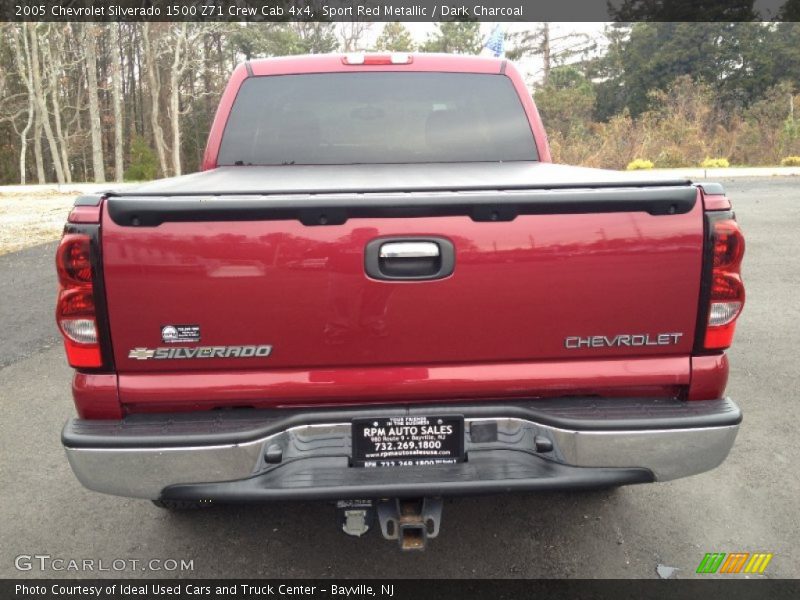 Sport Red Metallic / Dark Charcoal 2005 Chevrolet Silverado 1500 Z71 Crew Cab 4x4