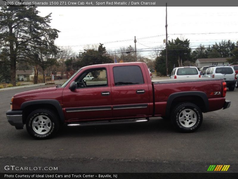 Sport Red Metallic / Dark Charcoal 2005 Chevrolet Silverado 1500 Z71 Crew Cab 4x4