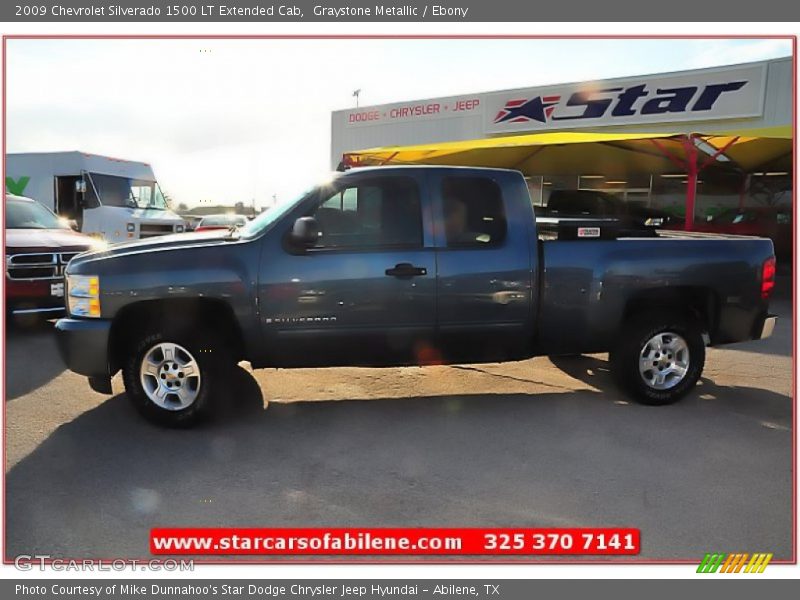 Graystone Metallic / Ebony 2009 Chevrolet Silverado 1500 LT Extended Cab