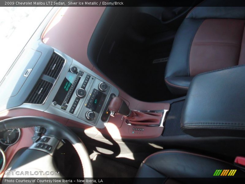 Silver Ice Metallic / Ebony/Brick 2009 Chevrolet Malibu LTZ Sedan