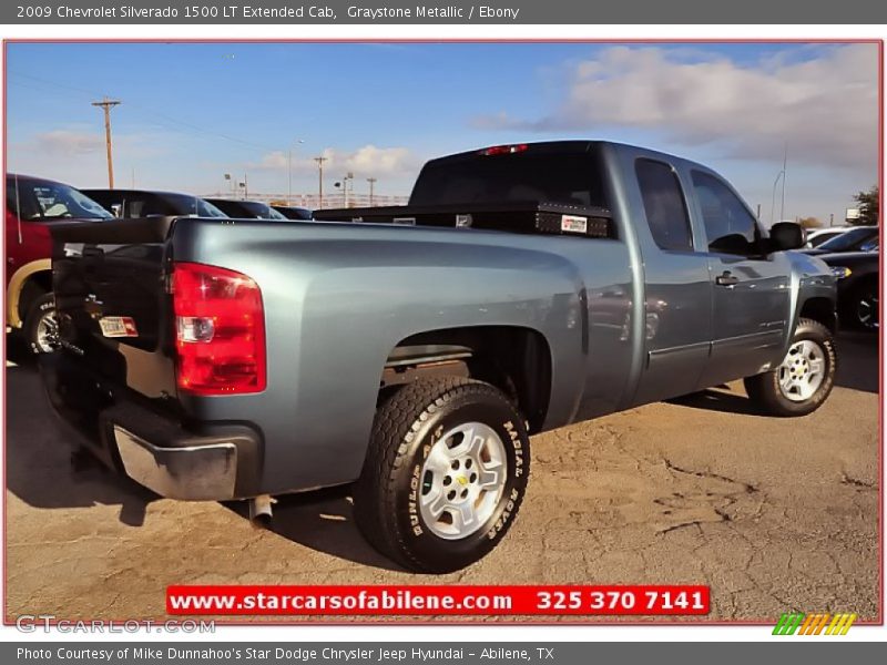 Graystone Metallic / Ebony 2009 Chevrolet Silverado 1500 LT Extended Cab