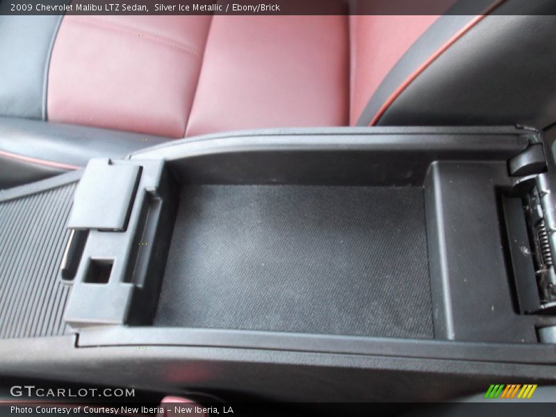 Silver Ice Metallic / Ebony/Brick 2009 Chevrolet Malibu LTZ Sedan