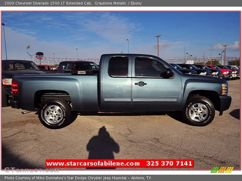 Graystone Metallic / Ebony 2009 Chevrolet Silverado 1500 LT Extended Cab