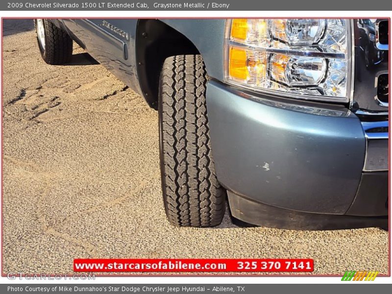 Graystone Metallic / Ebony 2009 Chevrolet Silverado 1500 LT Extended Cab