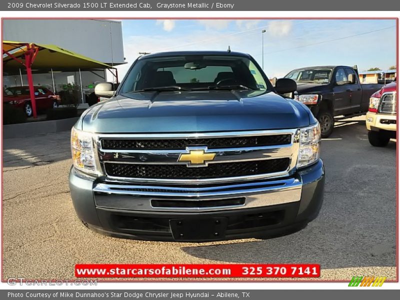 Graystone Metallic / Ebony 2009 Chevrolet Silverado 1500 LT Extended Cab