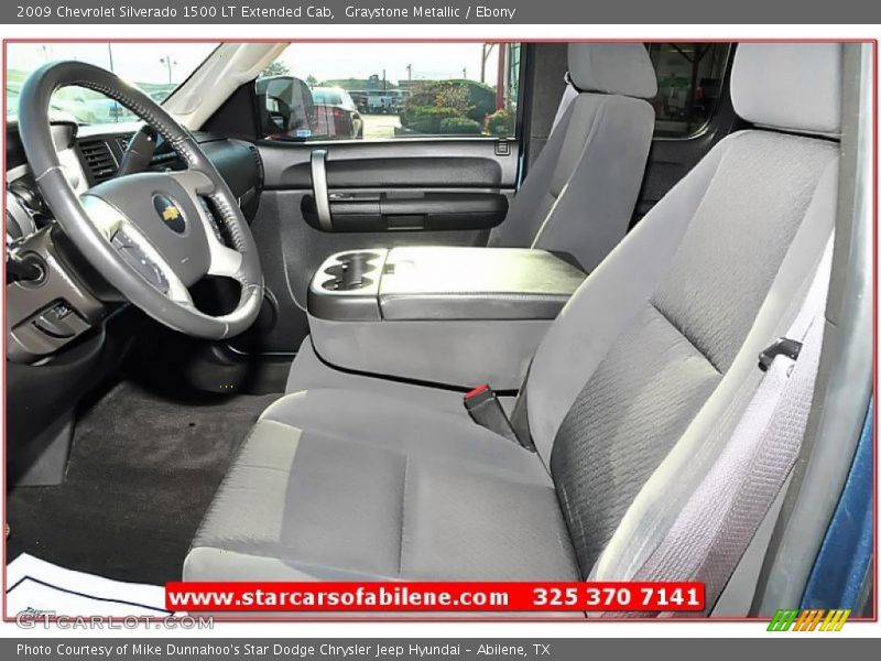 Graystone Metallic / Ebony 2009 Chevrolet Silverado 1500 LT Extended Cab