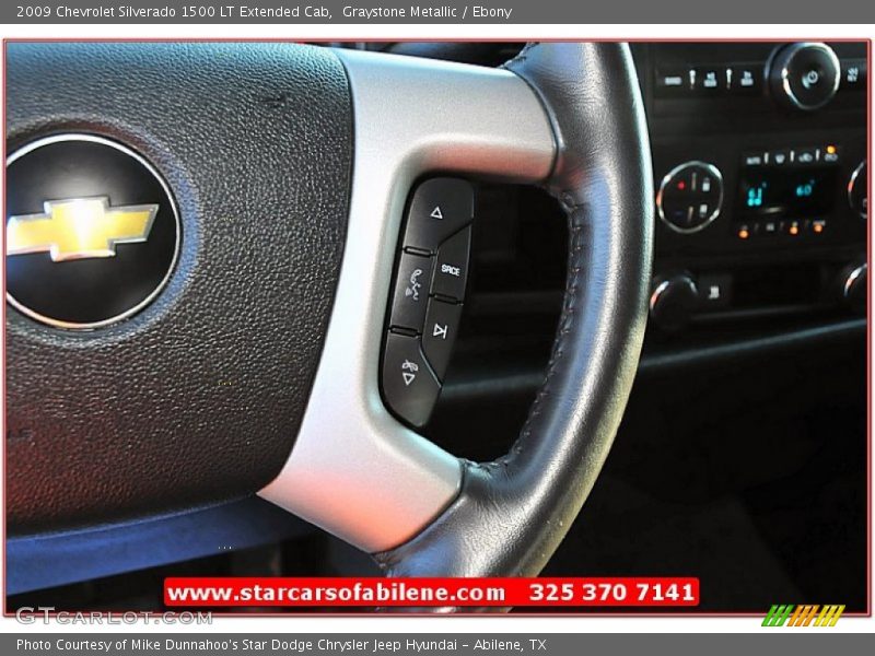 Graystone Metallic / Ebony 2009 Chevrolet Silverado 1500 LT Extended Cab