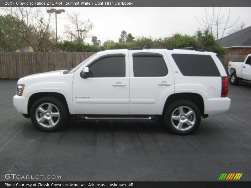 Summit White / Light Titanium/Ebony 2007 Chevrolet Tahoe Z71 4x4
