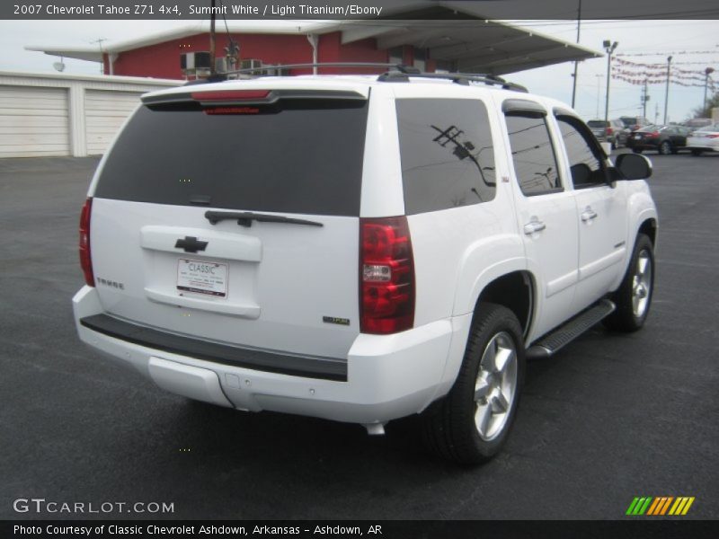 Summit White / Light Titanium/Ebony 2007 Chevrolet Tahoe Z71 4x4