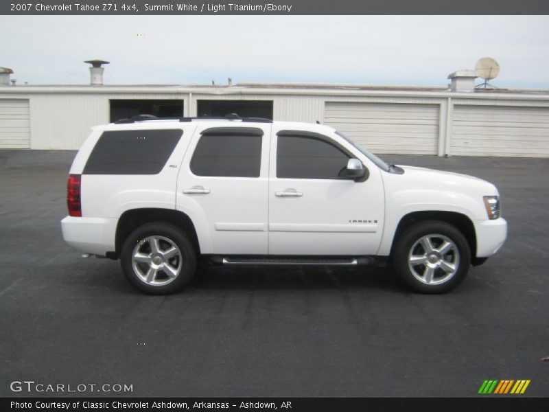 Summit White / Light Titanium/Ebony 2007 Chevrolet Tahoe Z71 4x4