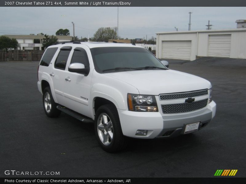 Summit White / Light Titanium/Ebony 2007 Chevrolet Tahoe Z71 4x4