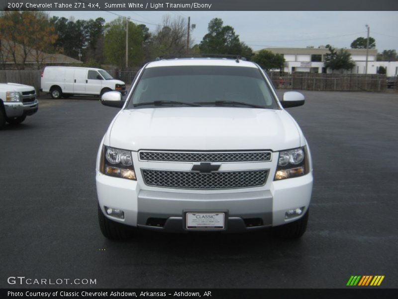 Summit White / Light Titanium/Ebony 2007 Chevrolet Tahoe Z71 4x4