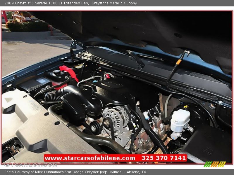 Graystone Metallic / Ebony 2009 Chevrolet Silverado 1500 LT Extended Cab