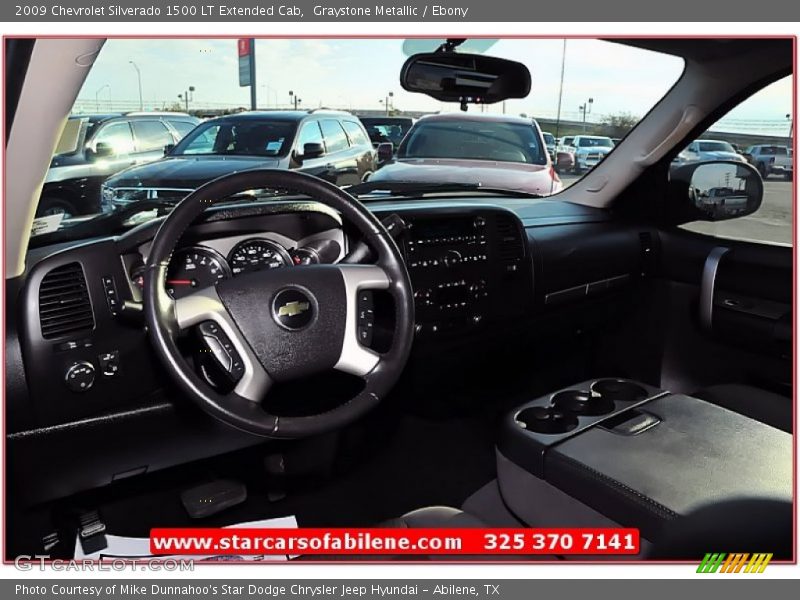 Graystone Metallic / Ebony 2009 Chevrolet Silverado 1500 LT Extended Cab