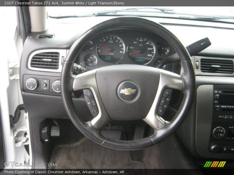 Summit White / Light Titanium/Ebony 2007 Chevrolet Tahoe Z71 4x4