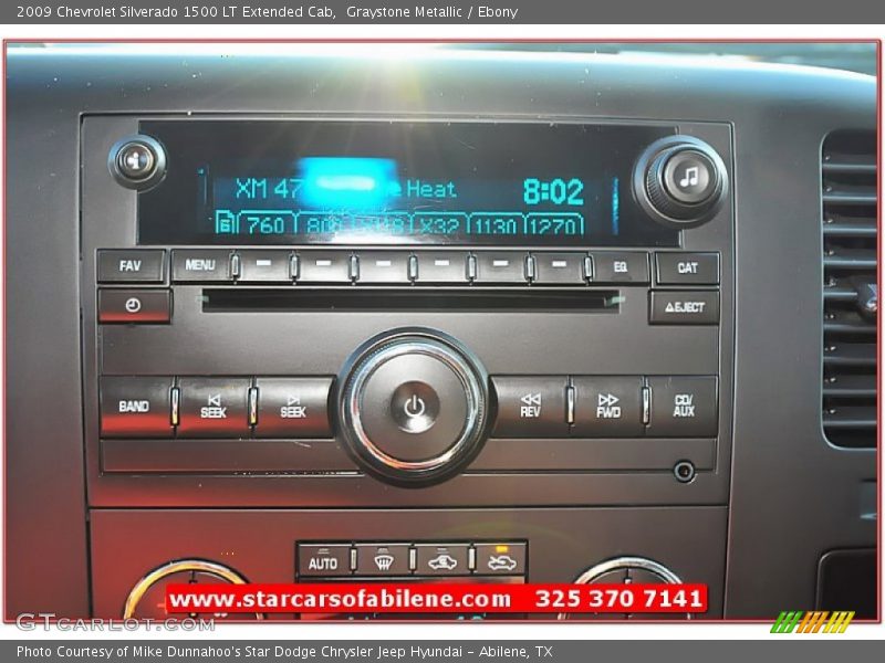 Graystone Metallic / Ebony 2009 Chevrolet Silverado 1500 LT Extended Cab