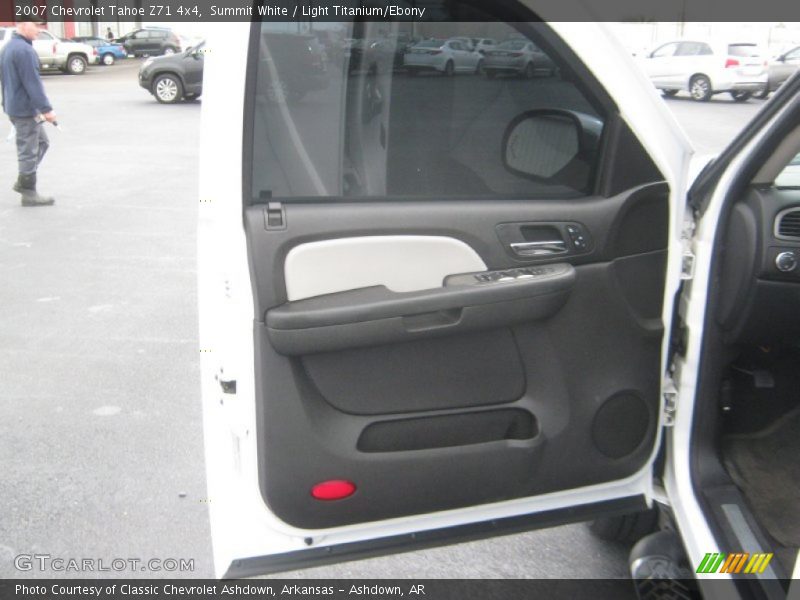 Summit White / Light Titanium/Ebony 2007 Chevrolet Tahoe Z71 4x4