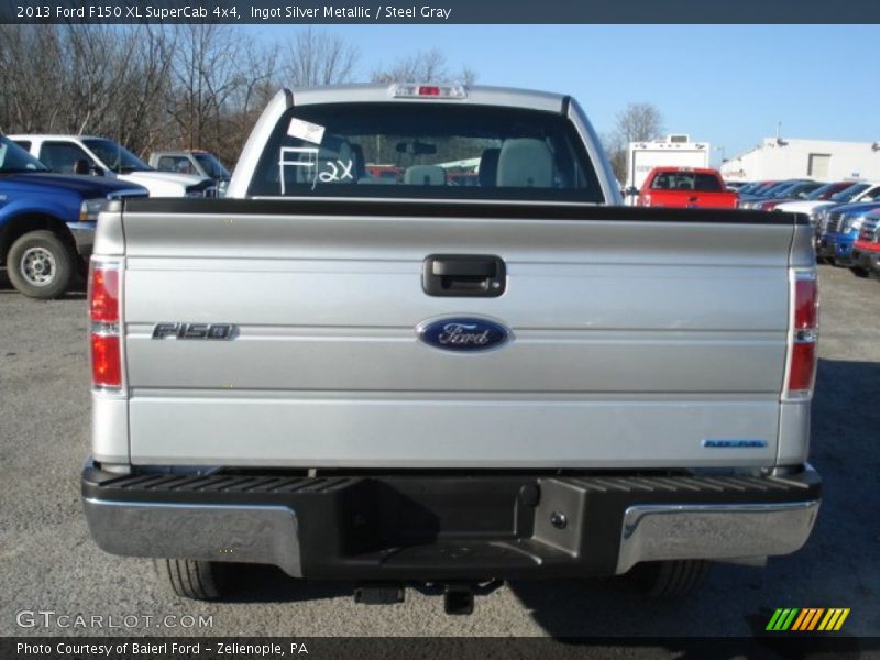 Ingot Silver Metallic / Steel Gray 2013 Ford F150 XL SuperCab 4x4