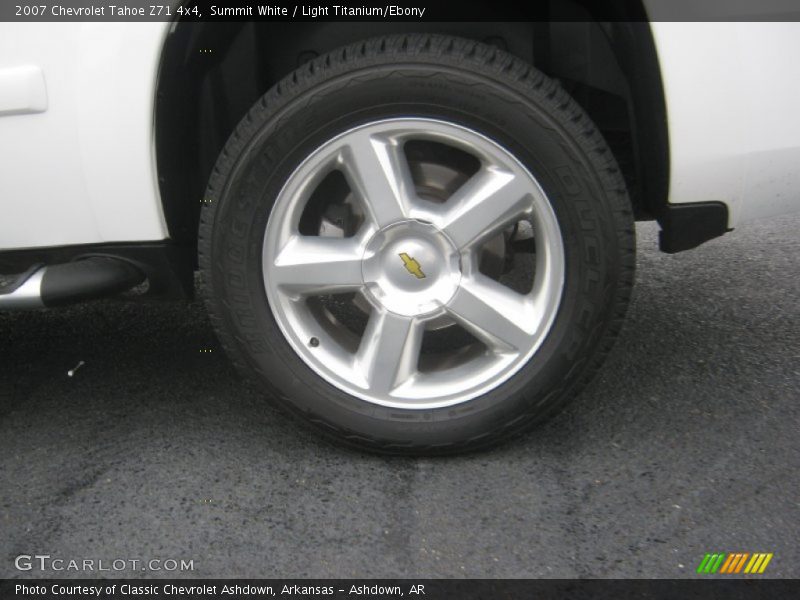 Summit White / Light Titanium/Ebony 2007 Chevrolet Tahoe Z71 4x4
