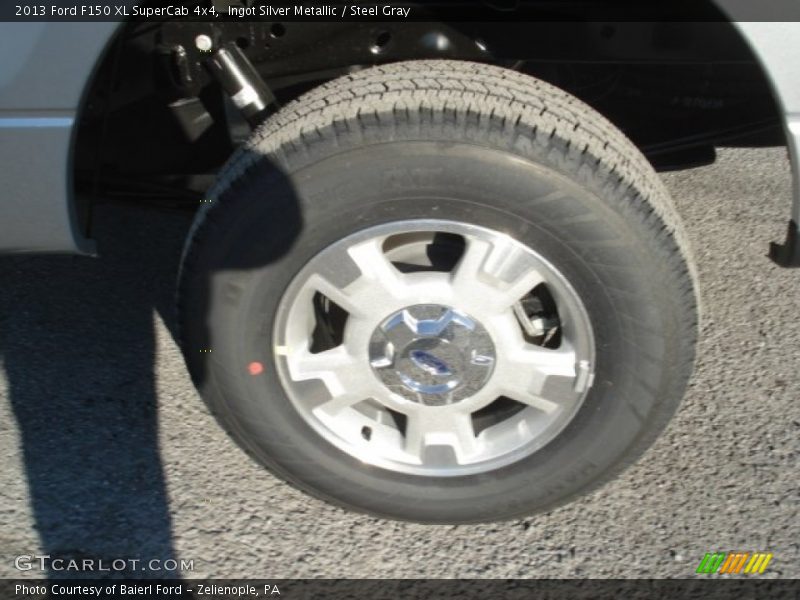Ingot Silver Metallic / Steel Gray 2013 Ford F150 XL SuperCab 4x4