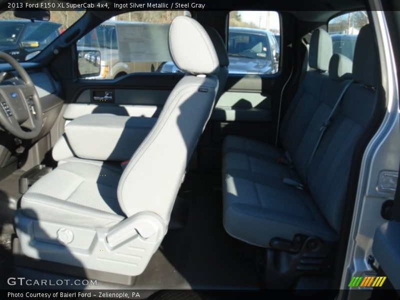 Ingot Silver Metallic / Steel Gray 2013 Ford F150 XL SuperCab 4x4