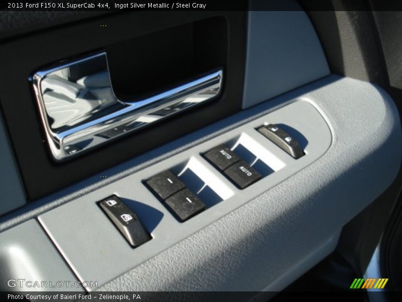 Ingot Silver Metallic / Steel Gray 2013 Ford F150 XL SuperCab 4x4