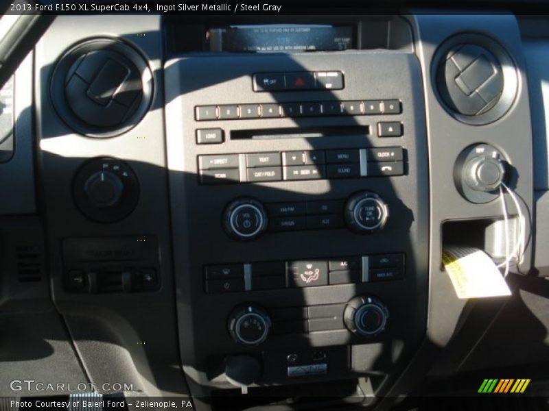 Ingot Silver Metallic / Steel Gray 2013 Ford F150 XL SuperCab 4x4
