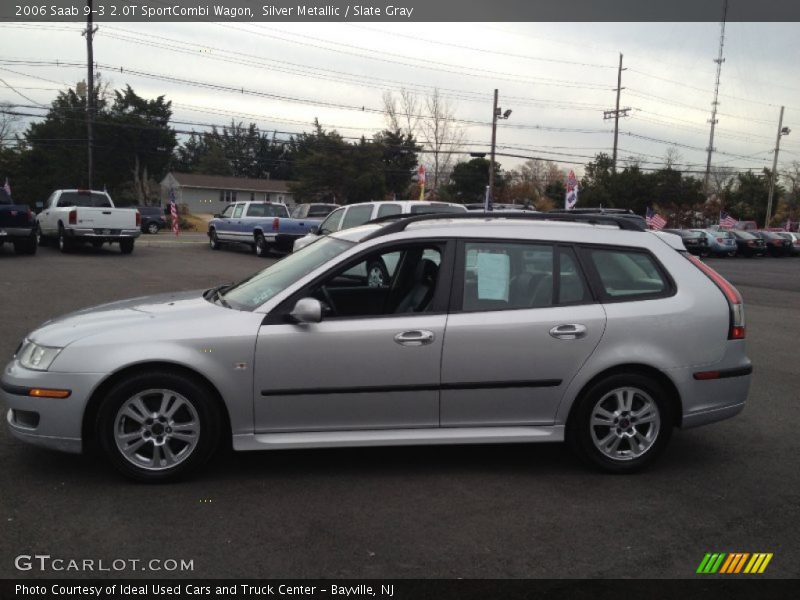 Silver Metallic / Slate Gray 2006 Saab 9-3 2.0T SportCombi Wagon