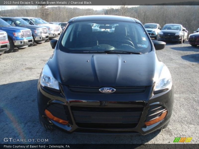 Kodiak Brown Metallic / Charcoal Black 2013 Ford Escape S